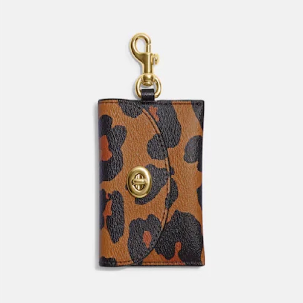 COACH Turnlock Key Card Case